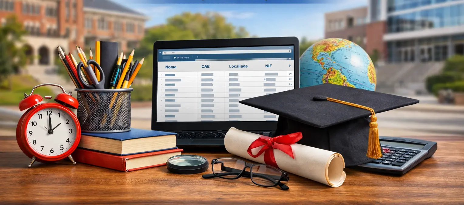 Base de Dados de Empresas do Setor da Educação em Portugal